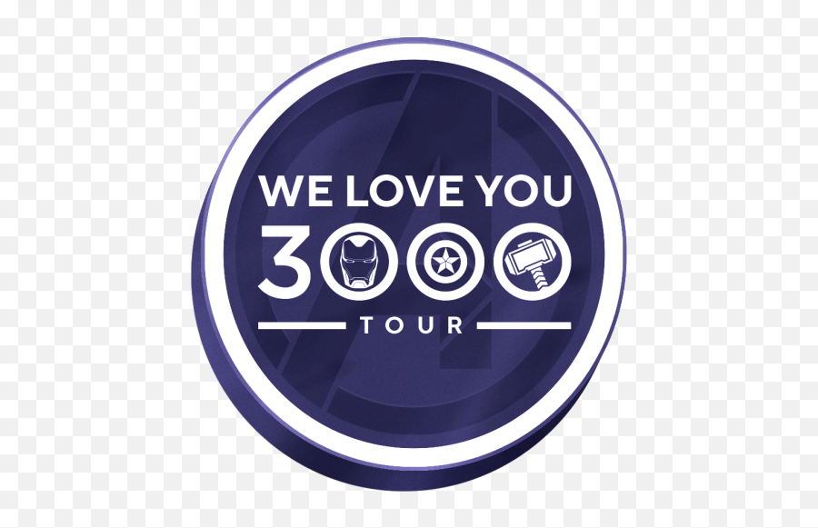 We Love You 3000 Tour - Torrance Event Calendar Noozhawkcom Circle Png,Avengers Symbol Png