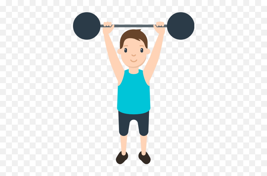 Weight Lifting Emoji Icon Emojicouk - Persona Levantando Pesas Png,Powerlifting Icon