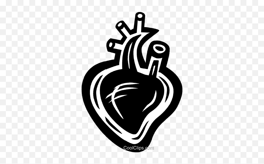 Human Heart Royalty Free Vector Clip Art Illustration - Illustration Png,Anatomical Heart Png