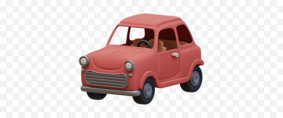 Car Icon - Download In Glyph Style Free Car 3d Illustration Png,Icon Flying Car