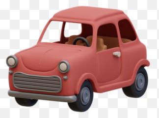 Car Icon - Download in Glyph Style Free 3d Illustration png