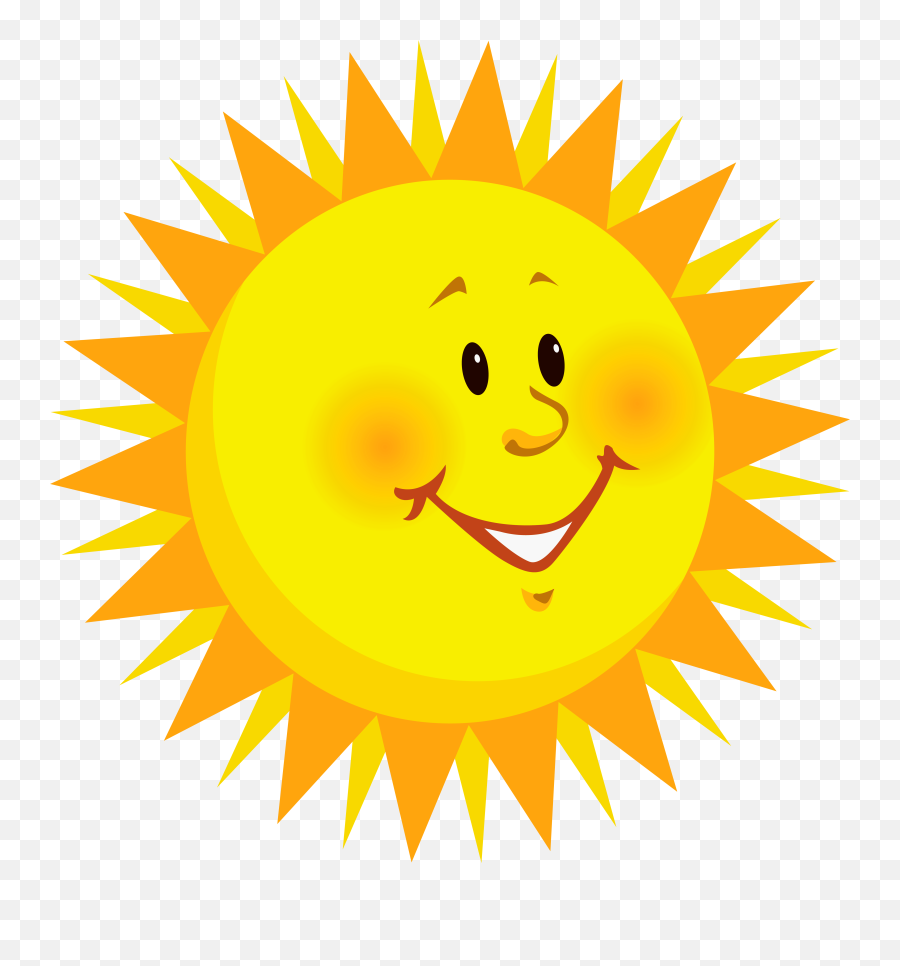 Transparent Smiling Sun Png Clipart - Sun Clipart Transparent Background,Sun Transparent