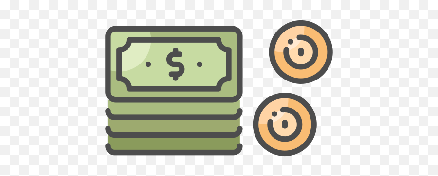 Money Dollars Bills Coins Payment Pay Free Icon - Icon Cash Counter Icon Png,Dollars Icon