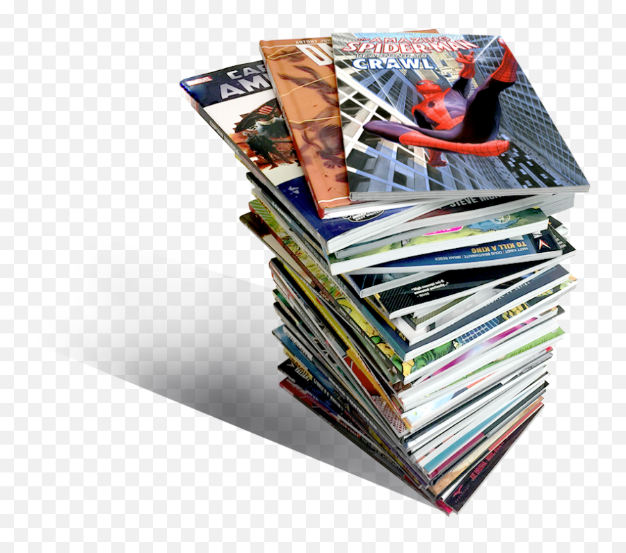 Co - Comics U0026 Cartoons Searching For Posts With The Image Comic Book Stack Png,Book Stack Png