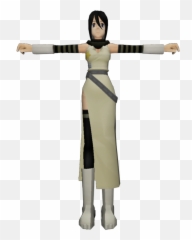 Wii - Soul Eater Monotone Princess Tsubaki Nakatsukasa 3d Model png