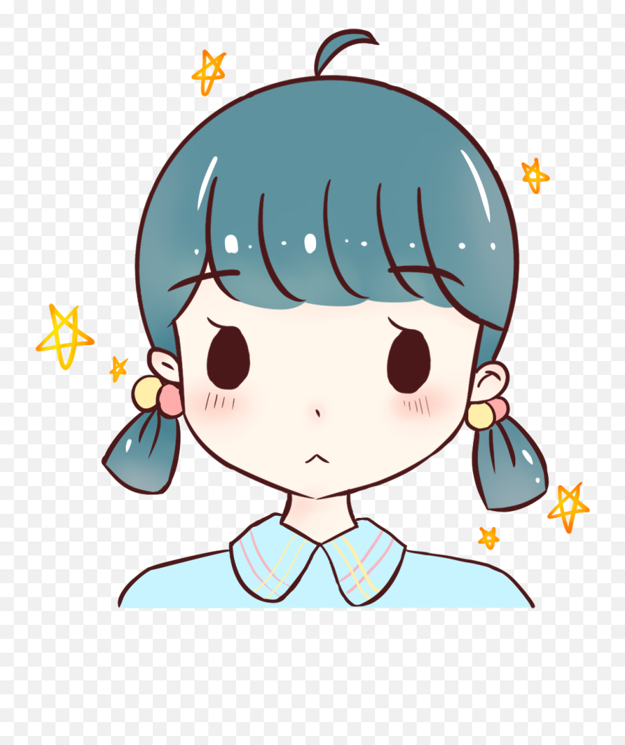 Hand Painted Original Cute Avatar Png And Psd  Hình Avatar Cute Girl  Animation PngHình Icon  free transparent png images  pngaaacom