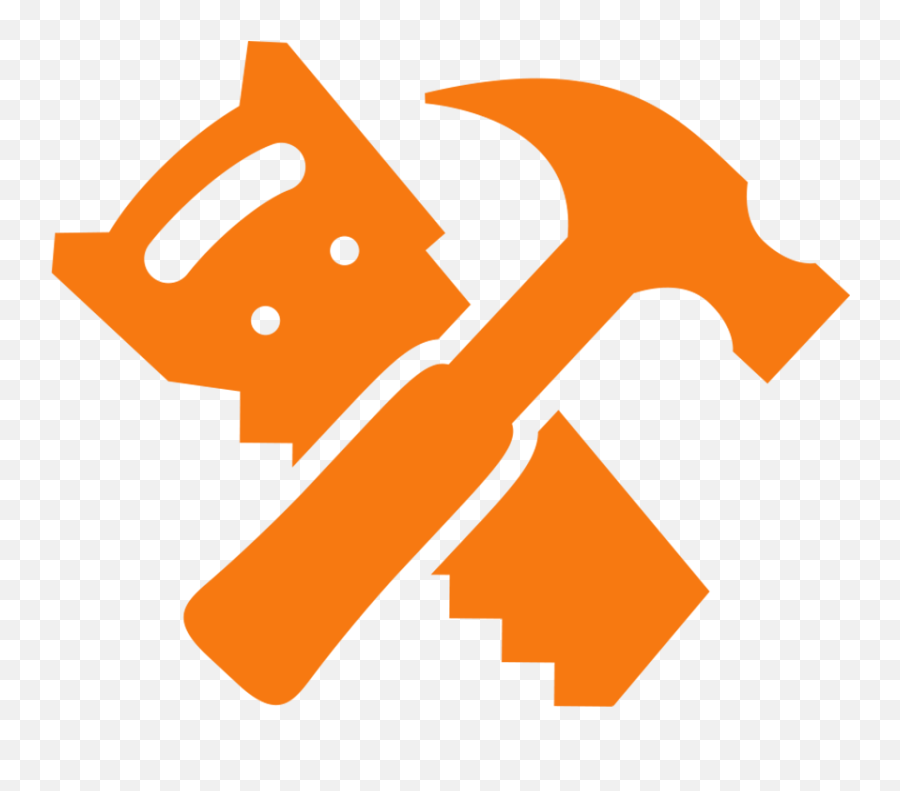 Home Improvement Loan Orange - Icon Clipart Full Size Cleaving Axe Png,Improvement Icon