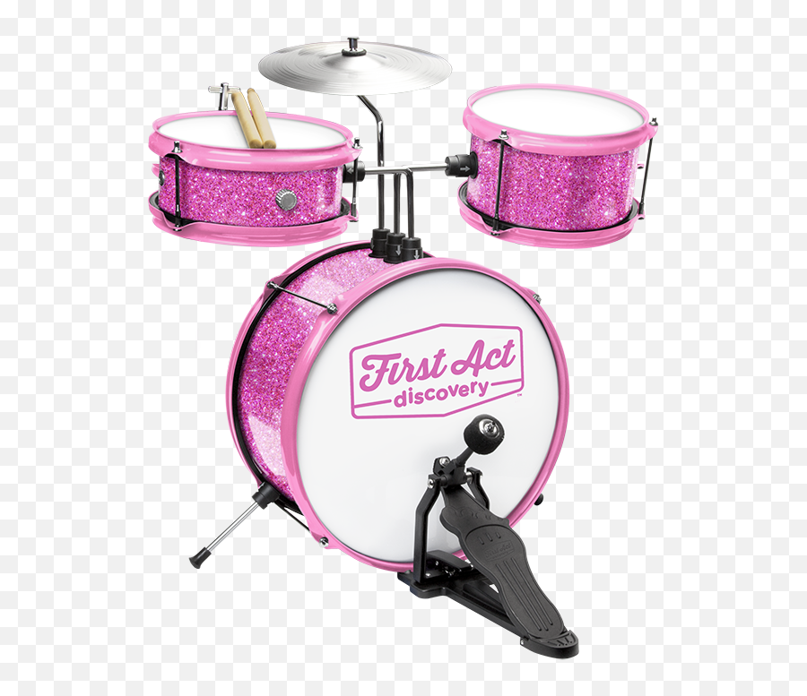 Pink Glitter Drum Set First Act Discovery - First Act Drum Set Png,Pink Sparkles Png