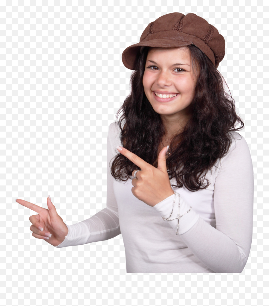 Beautiful Young Girl Pointing Her Finger Png Image - Pngpix Girl Png,Pointing Finger Png