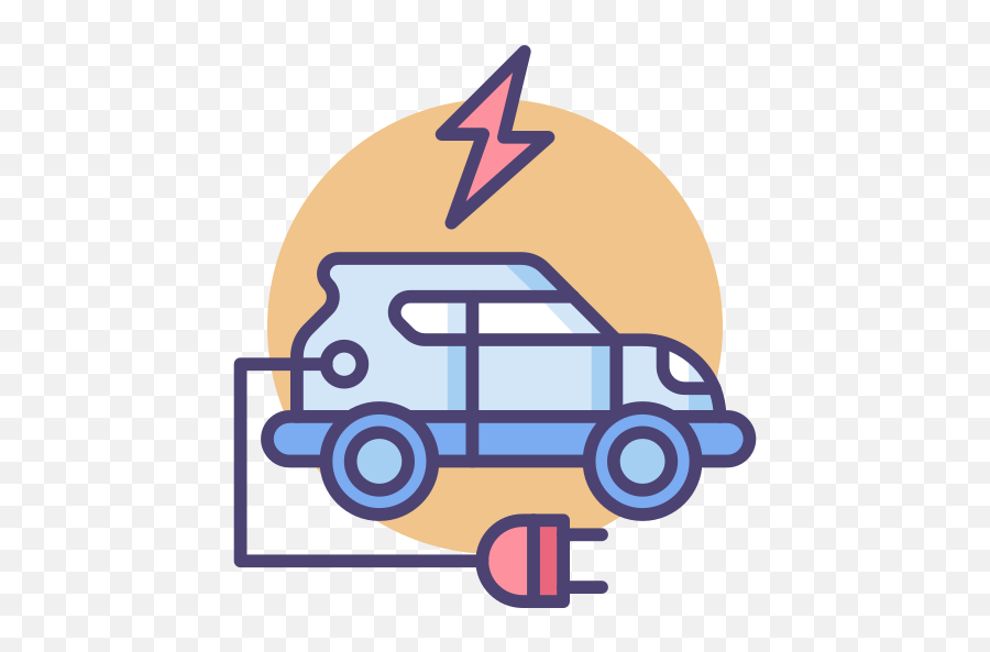 Electric Car Vector Icons Free Download In Svg Png Format - Language,Blue Car Icon