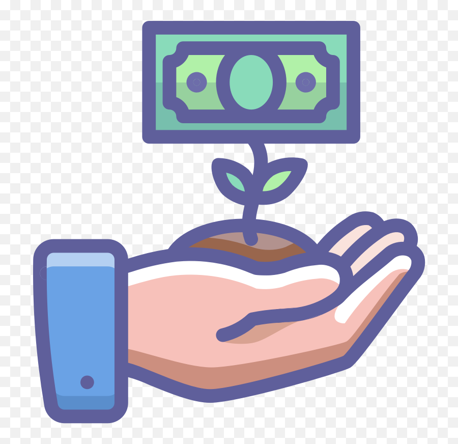 Grow Ur Money - Openclipart Investment Clipart Png,Mobile Money Icon