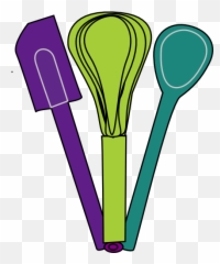 Bake Purple Green Blue Clip Art - Vector Purple Baking Utensils Clip Art Png,Baking Clipart Png