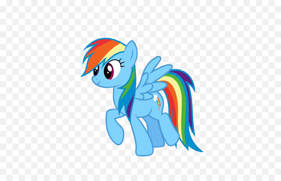 Top Rainbow Dash Pony Stickers For Android U0026 Ios Gfycat - My Little Pony Rainbow Dash Gif Png,Pony Transparent