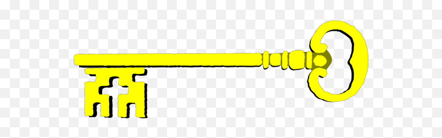 Golden Key Png Svg Clip Art For Web - Download Clip Art Cartoon Door Key,House Key Icon