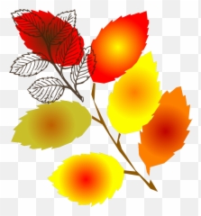 Brown Autumn Leaf Png Svg Clip Art For Web - Download Clipart Of Green Leaves