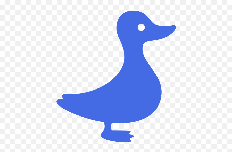 Royal Blue Duck Icon - Free Royal Blue Animal Icons Duck Icon Png Black,Duck Icon