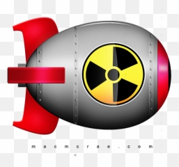 Library Of Atom Bomb Clip Art Freeuse - Transparent Nuke Png