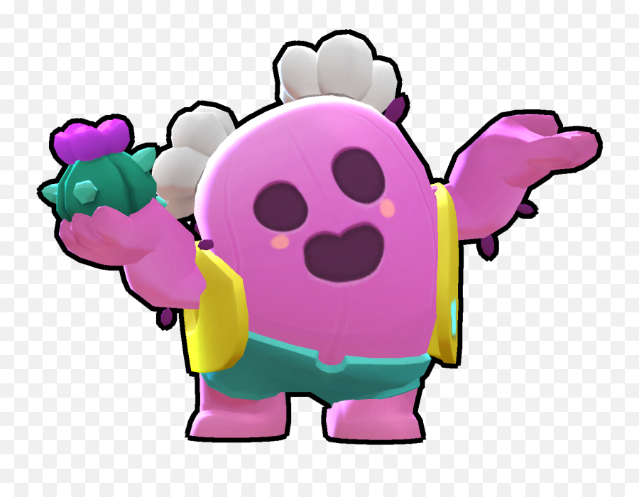 Brawl Stars Spike Pink Skin