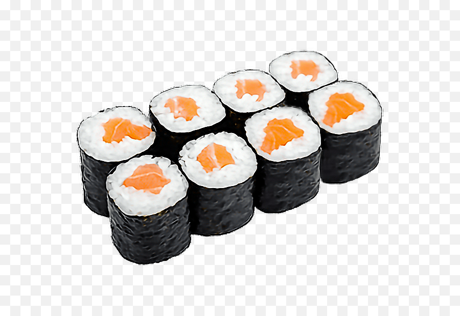 Sushi Food Black White Orange Polyvore - Sushi Png,Sushi Transparent
