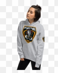 Not Safe For Wifi Logo Unisex Hoodie Png
