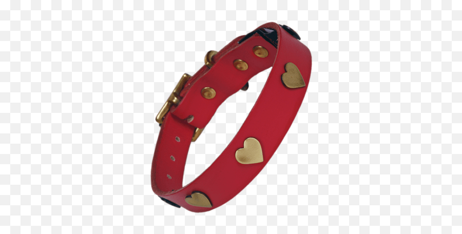 Spike Dog Collar Transparent Png - Red Dog Collar With Bones,Collar Png