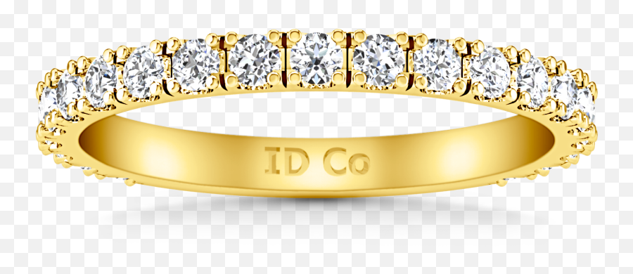 Diamond Wedding Band Irina 035 Cts 14k Yellow Gold - Diamond Png,Diamond Sparkle Png