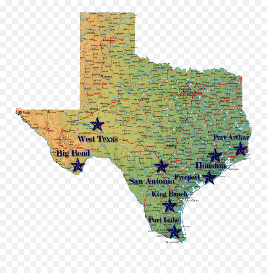 National Parks Texas Map Rating - State National Parks In Texas Png,Texas Map Png
