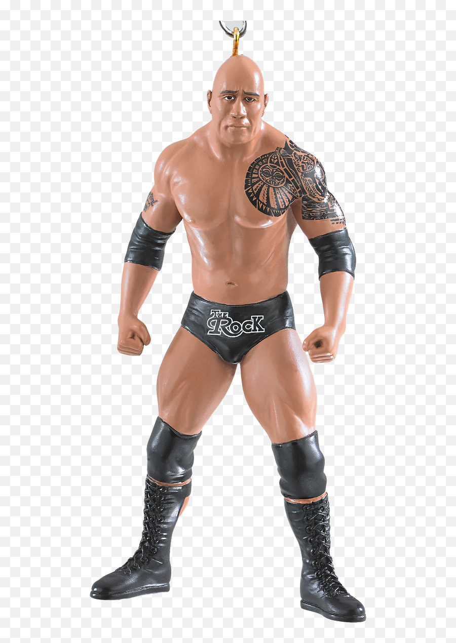 2017 W Legends The Rock - Carlton Ornament From American Greetings At Hooked On Ornaments Wrestler Png,Dwayne Johnson Png