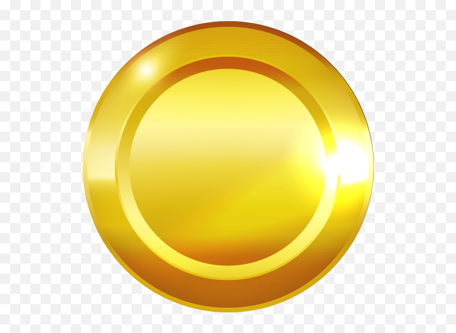 Empty Gold Coin Png Image - Circle,Gold Coins Png