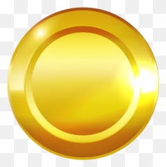 Empty Gold Coin Png Image - Circle