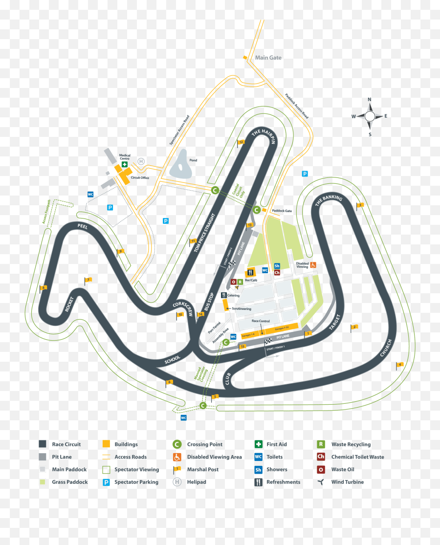 Race Track - Uk Race Tracks Map Png,Race Track Png