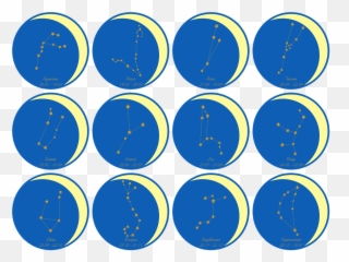Zodiac Sign Constellation - Baby Shower Thank You Cake Toppers Png,Constellation Png
