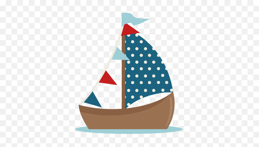 Cute Sailboat Dromggp Top Png Image - Cute Sail Boat Clipart,Sail Boat Png