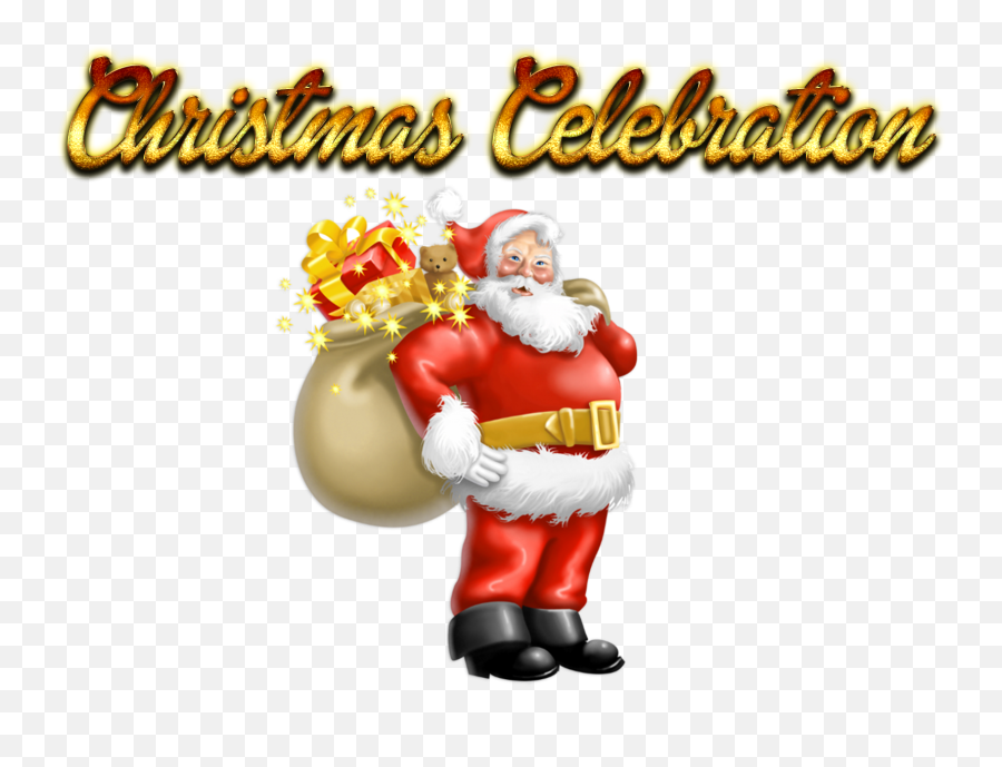 Christmas Celebration Png Background - Imagens De Pai Natal Santa Claus Png Hd,Celebration Png