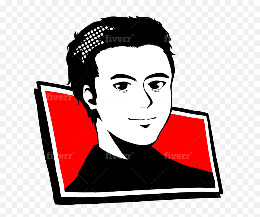 Draw A Persona 5 Style Portrait By Vellaude - Clip Art Png,Persona 5 Png