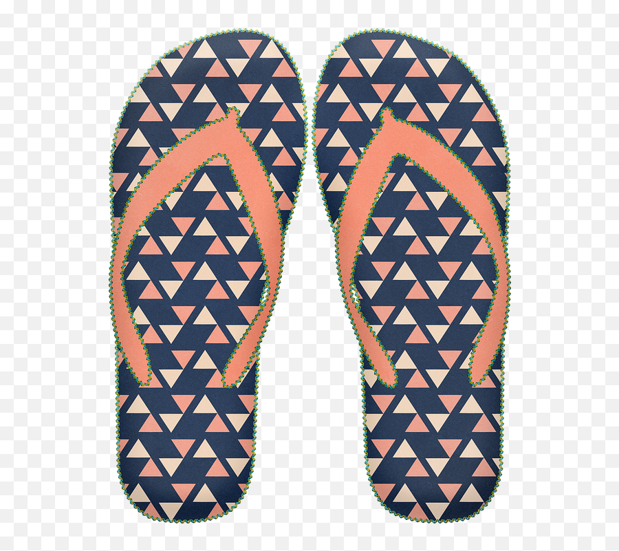Flip Flops Stitches Sandals - Free Image On Pixabay Png,Sandals Png