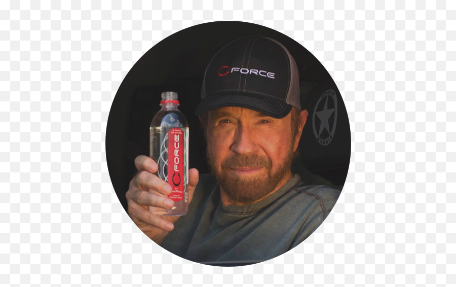 An International Movie Star And Martial - Chuck Norris Cforce Water Png,Chuck Norris Png