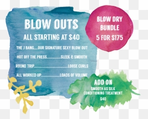 Service Menu Jbangs Salon - Poster Png,Bangs Png