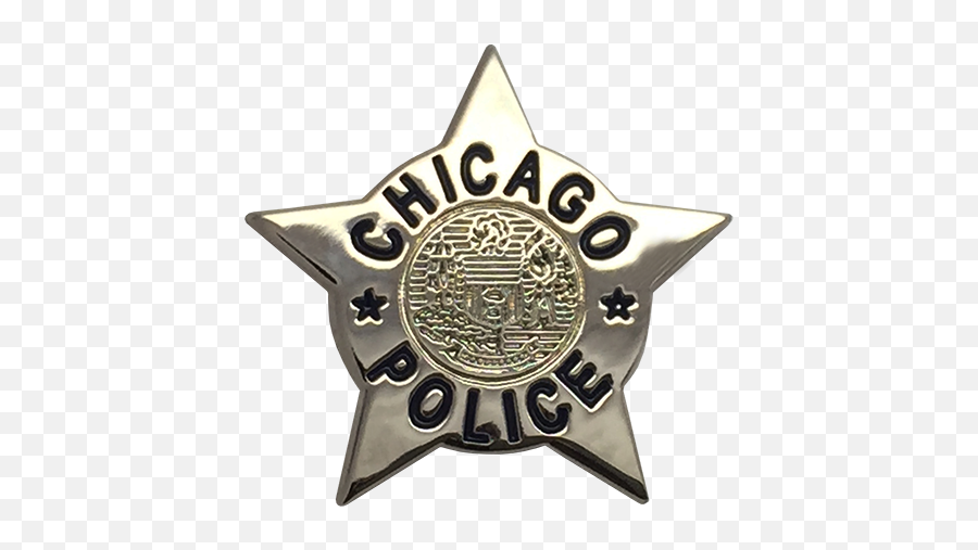 Chicago Police Department Star Lapel Pin Generic 1960u0027s Series - Chicago Police Badges Png,Police Badge Transparent