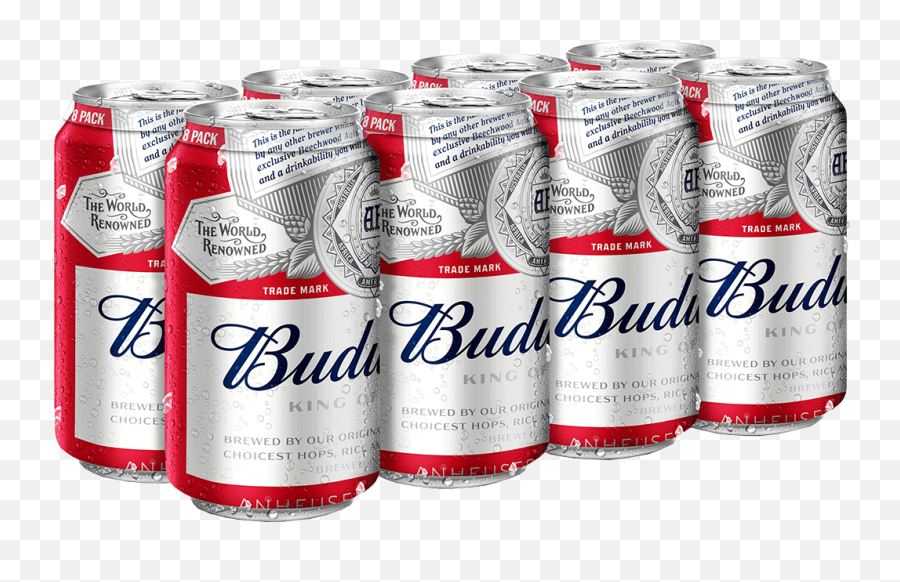 Budweiser - Budweiser 8 Pack Can Png,Budweiser Can Png