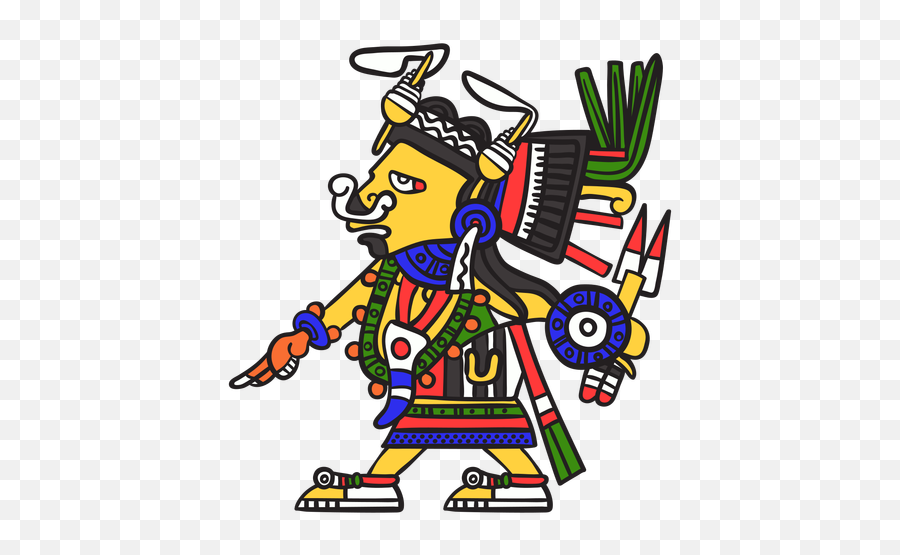 God Aztec Color Tlazolteotl - Transparent Png U0026 Svg Vector File Drawing,Om Png