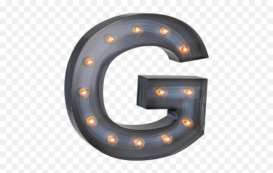 Marquee Sign Png - Illuminated Marquee Letter G Marquee Art,Marquee Png