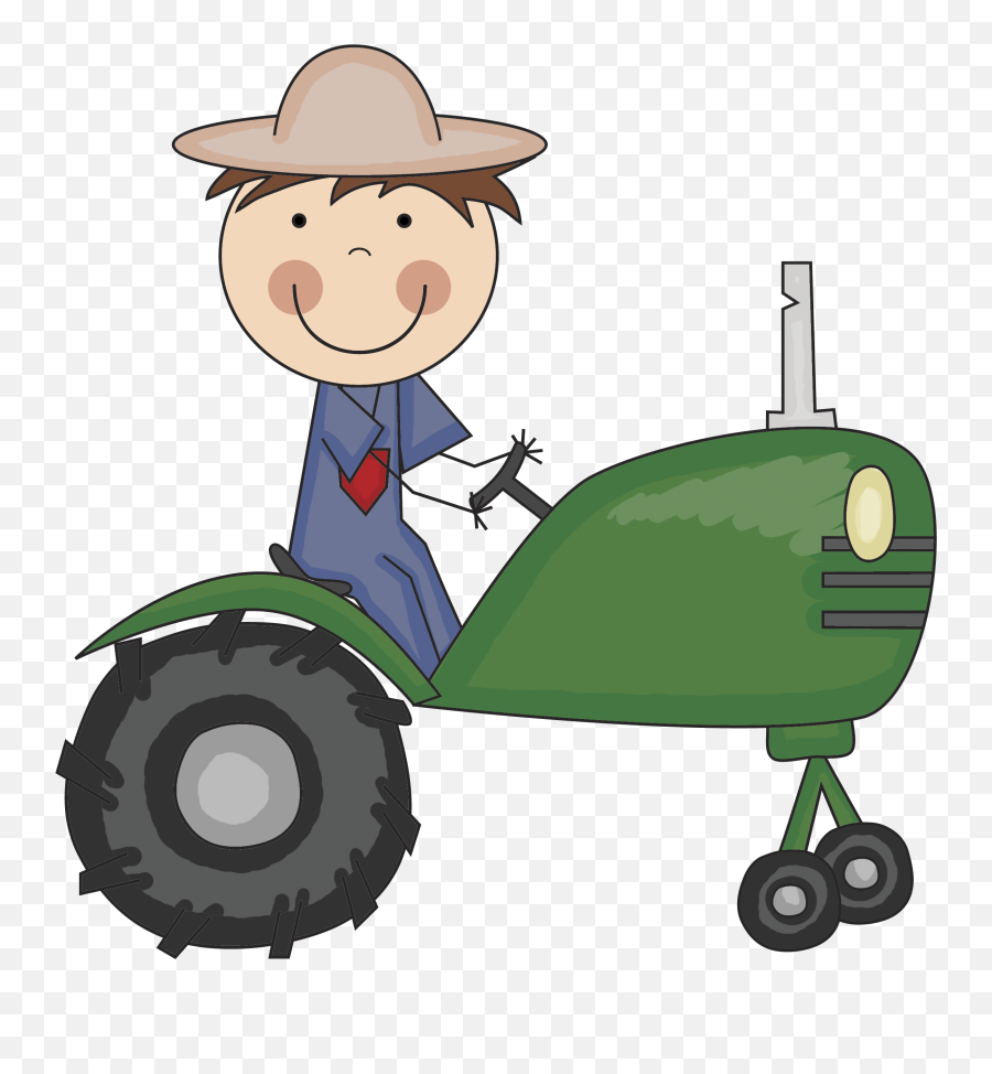 Farmer Tractor - My Favorite Farm Animal 2308x2396 Png Farmer Tractor Png Transparent,Tractor Png
