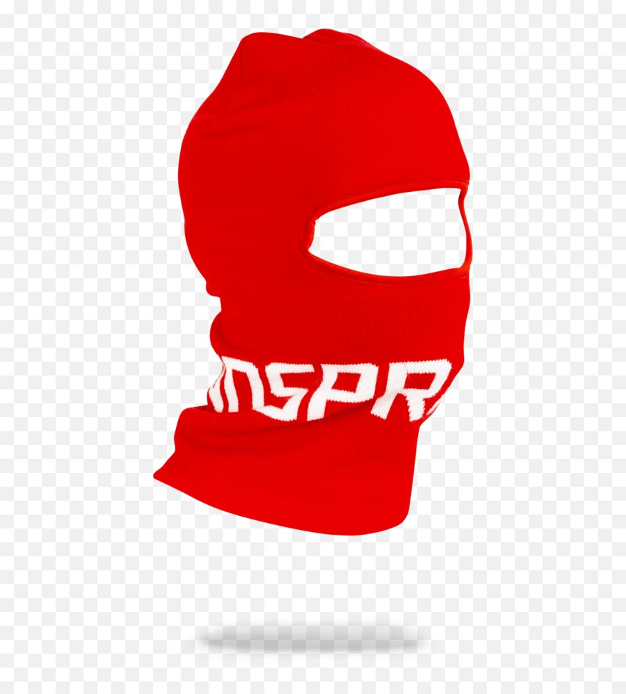Discount Sprayground Sale Red Logo Ski Mask - Mornington Crescent Tube Station Png,Ski Mask Transparent
