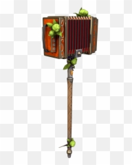 Fortnite Axcordion Harvesting Tool Uncommon Pickaxe - Vertical Png,Accordion Png