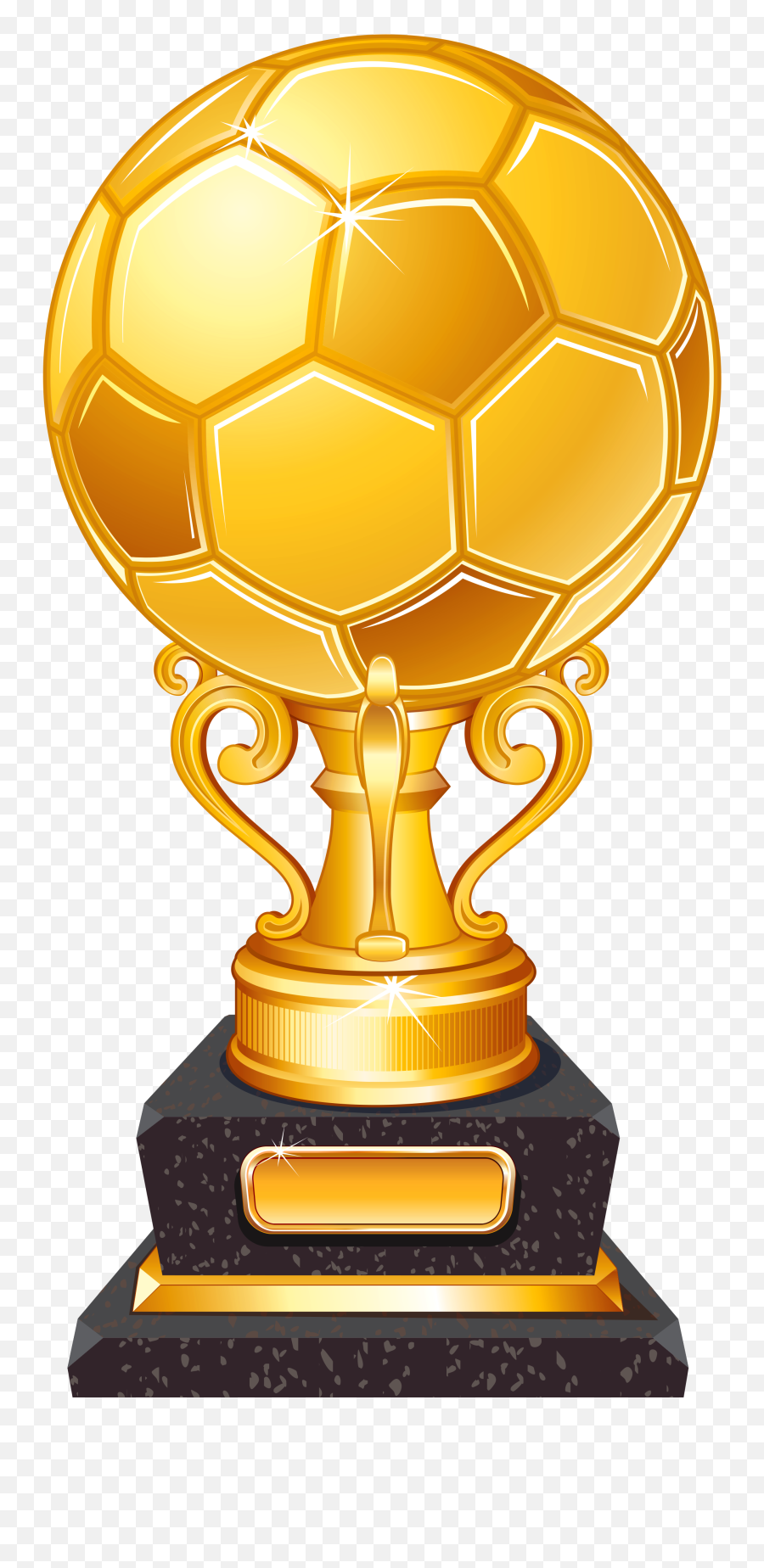 Png Gold Football Award Trophy - Football Trophy Png,Trophy Transparent Background