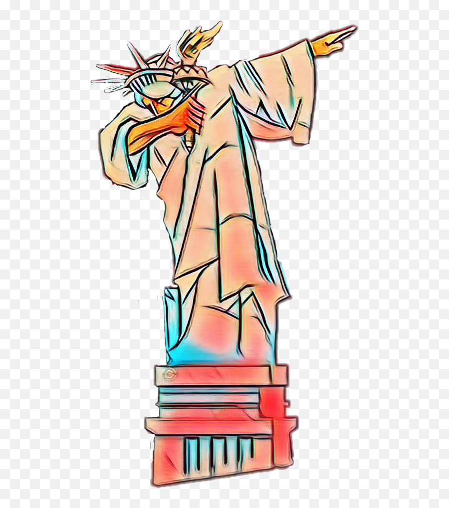 Statueofliberty Statue Of Liberty Red Magiceffect - Fictional Character Png,Magic Effect Png