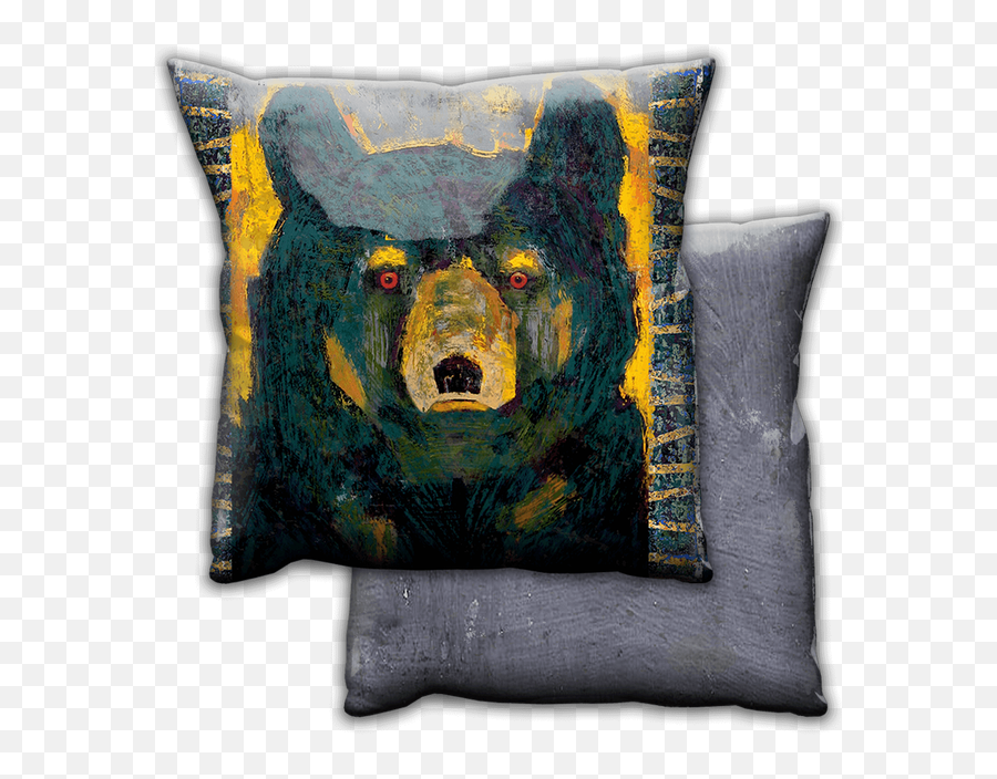 Firefly Black Bear - Pillow Decorative Png,Black Bear Png