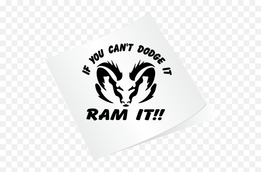 Dodge Srt Car Pickup Truck Decal - Dodge Ram Png,Ram Truck Logo