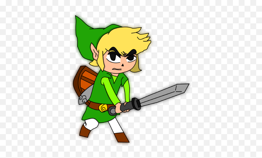 Download Hd Toon Link - Cartoon Transparent Png Image Fictional Character,Toon Link Transparent